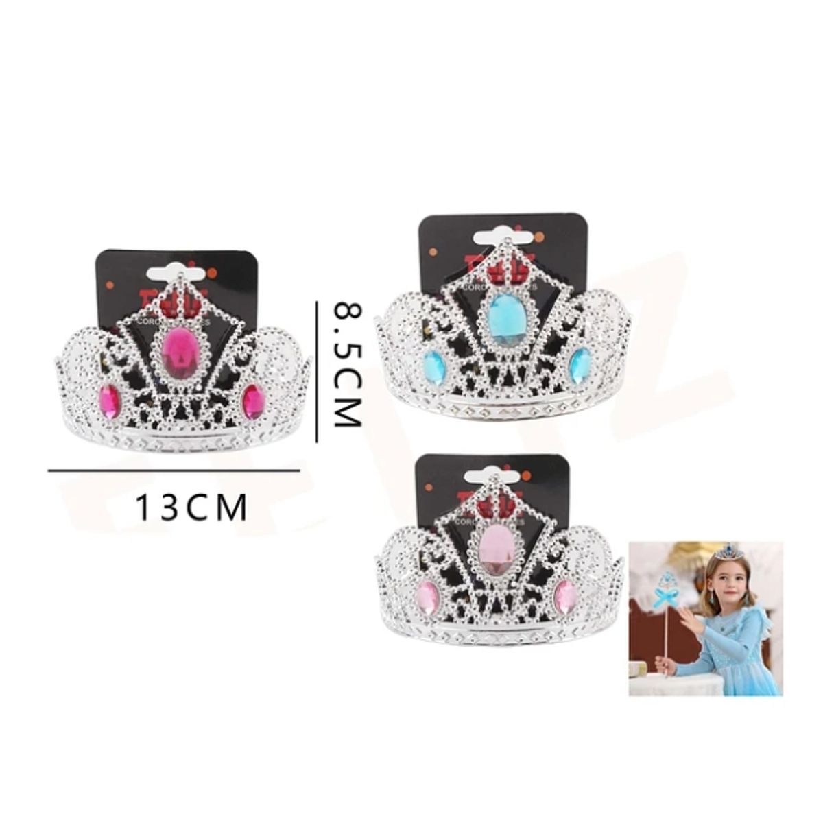 GENERICO - Corona Diamantes Accesorio Para Disfraz