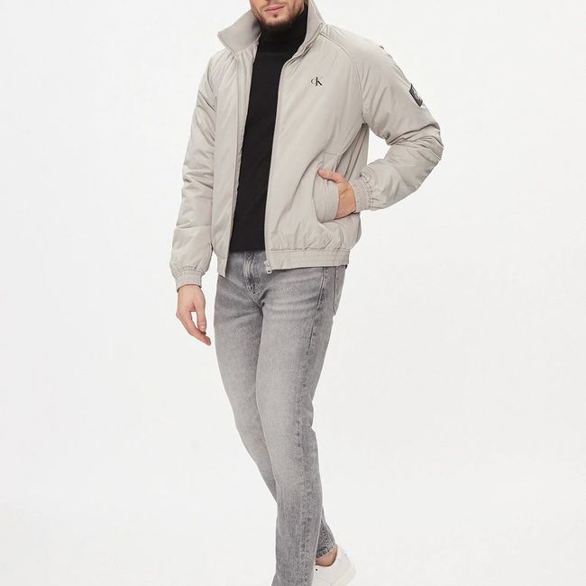 CALVIN KLEIN - Chaqueta Padded Harrington Beige Calvin Klein