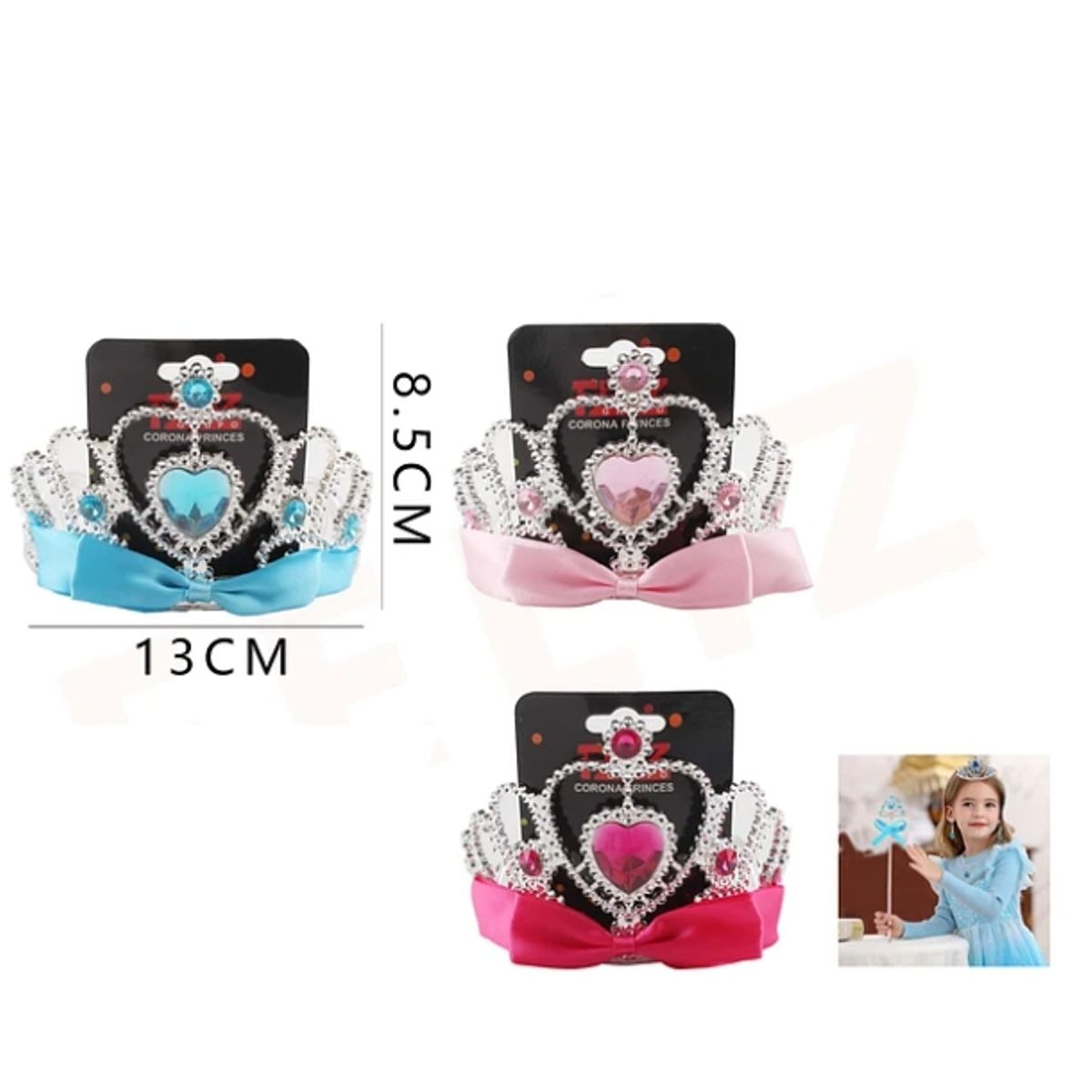 GENERICO - Corona  Bowknot Accesorio Para Disfraz