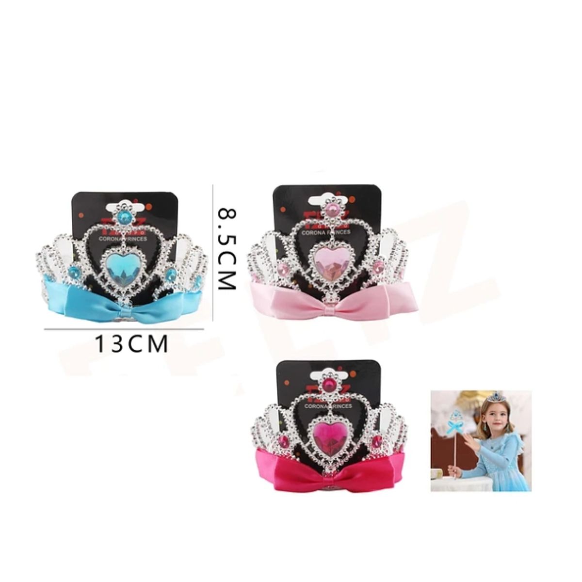 GENERICO - Corona  Bowknot Accesorio Para Disfraz