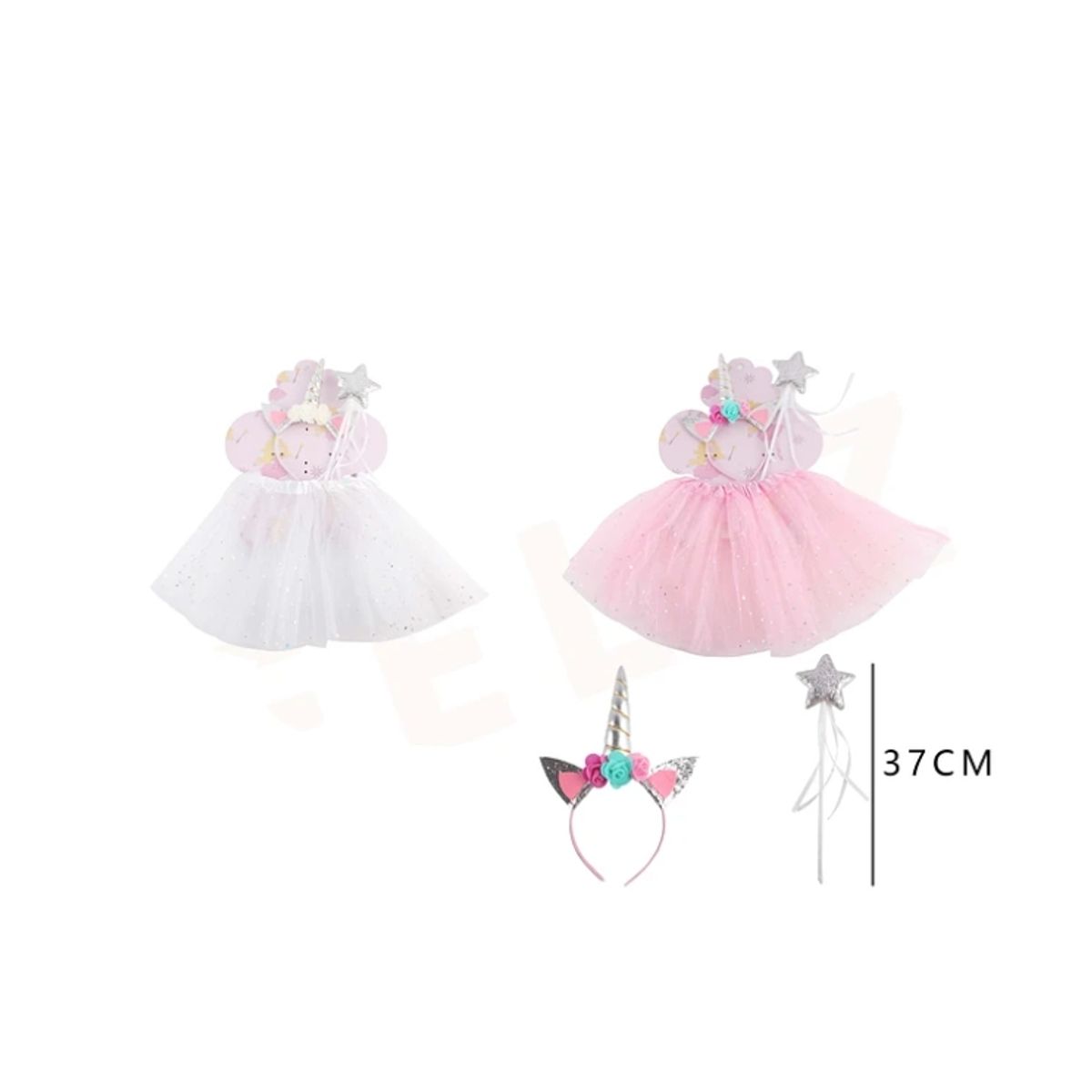 GENERICO - Set Disfraz Princesa Colores Surtidos