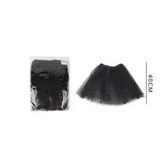 GENERICO - Tutu Negro Con Glitter 40Cm