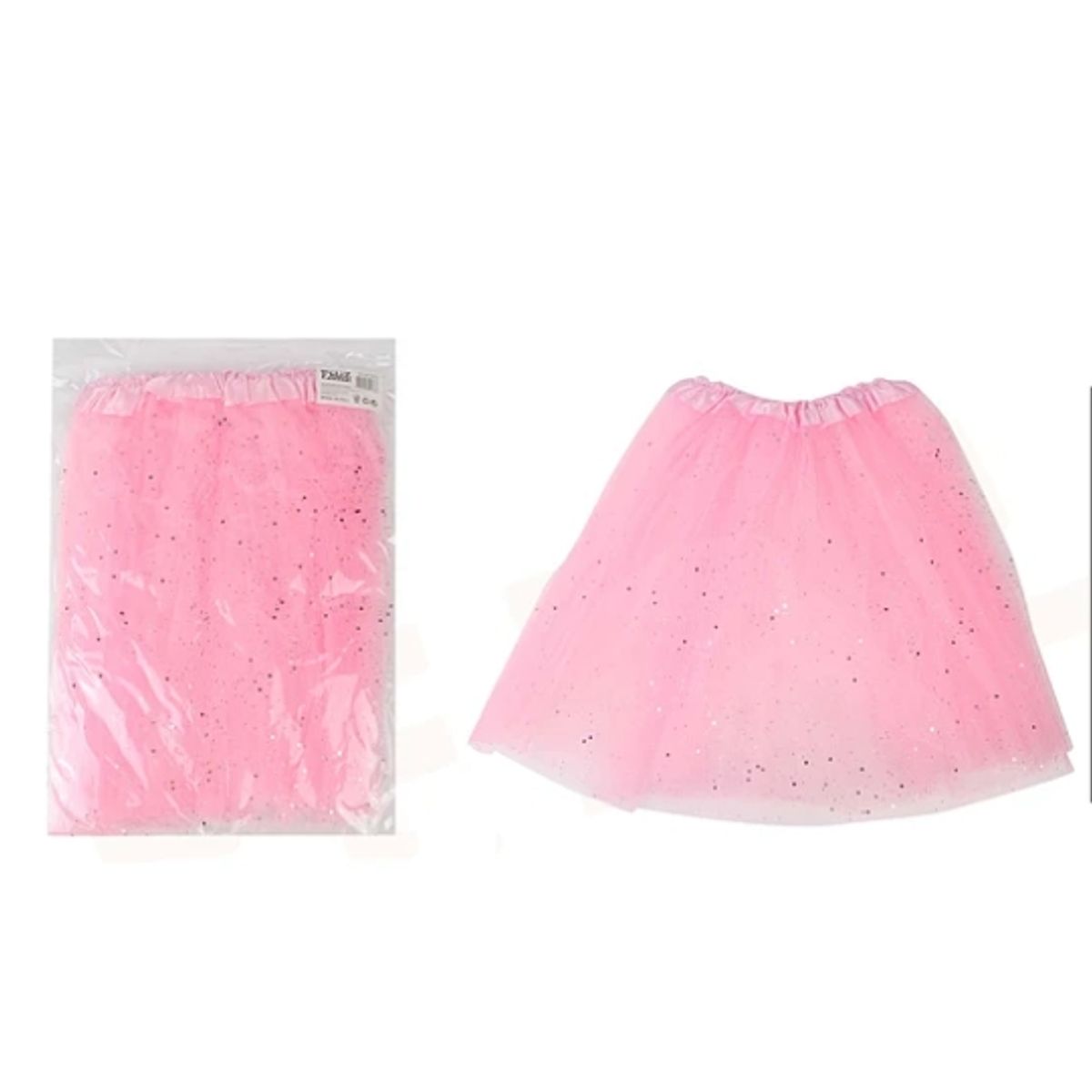 GENERICO - Tutu Rosado Con Glitter 40Cm