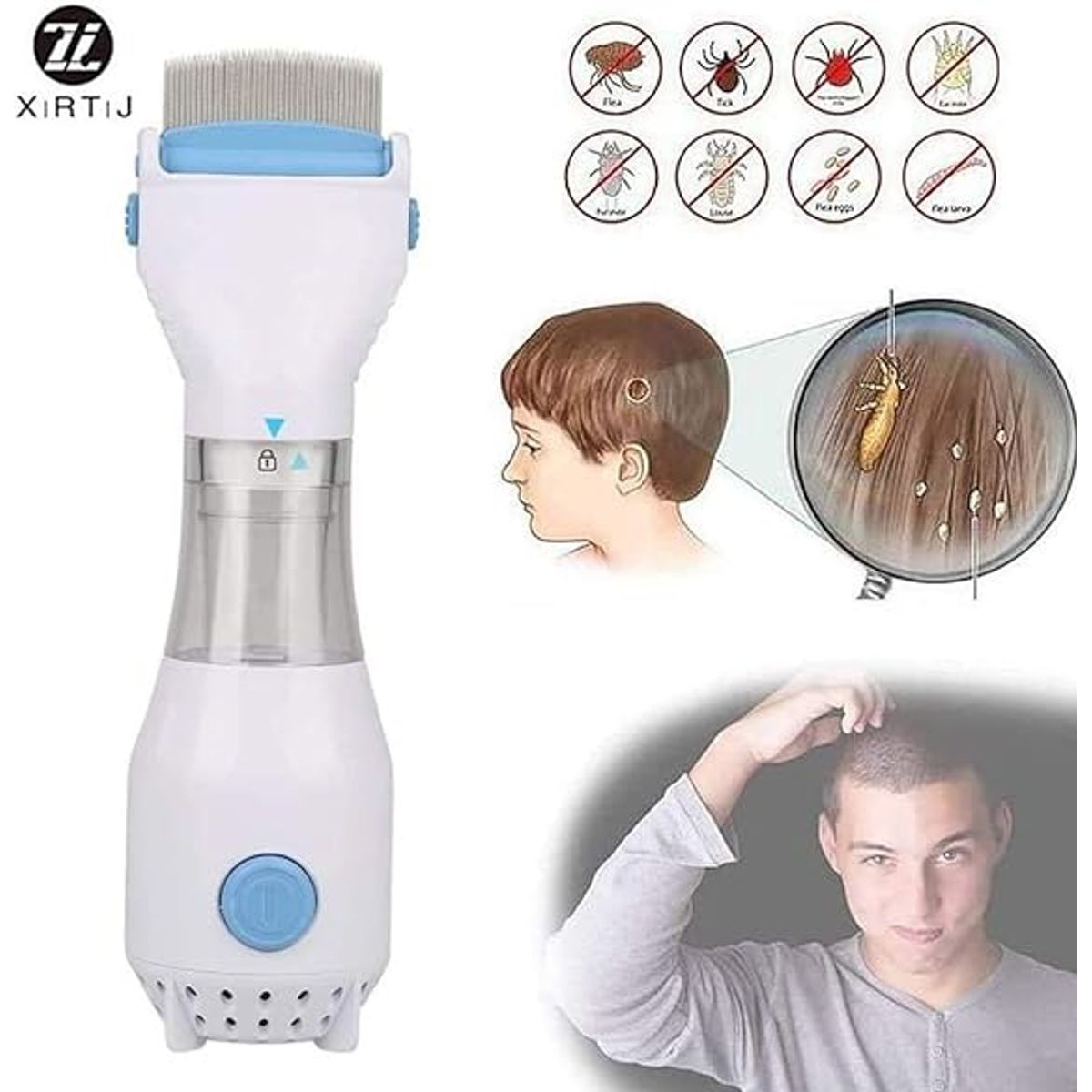 GENERICO - Aspirador de pelo para limpieza profesional de piojos