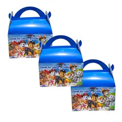 GENERICO - Cajas para Dulces o Sorpresa Paw Patrol 12 unidades