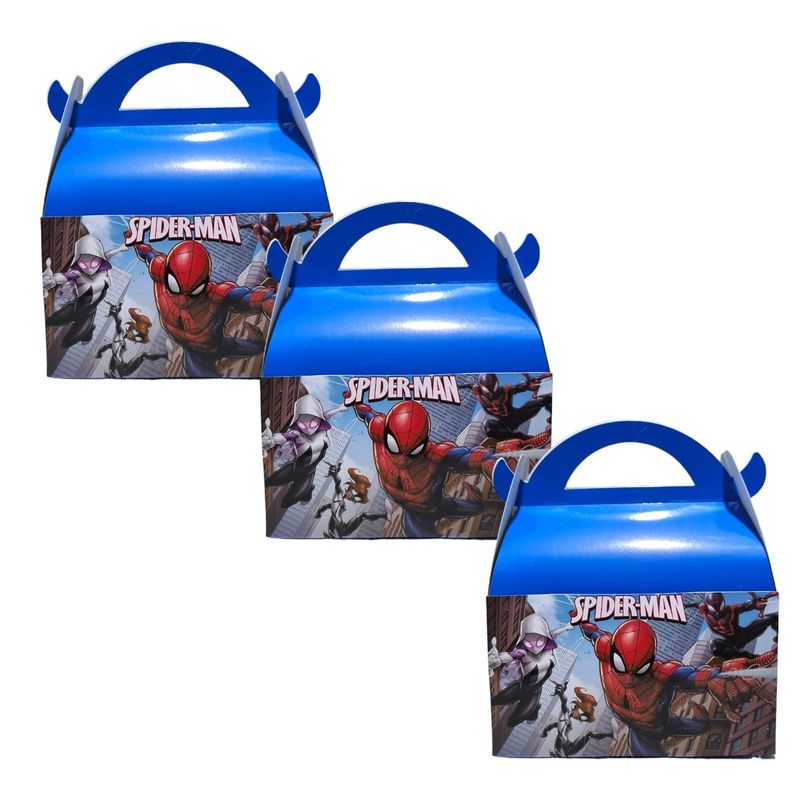 GENERICO - Cajas para Dulces o Sorpresa Spiderman 12 unidades