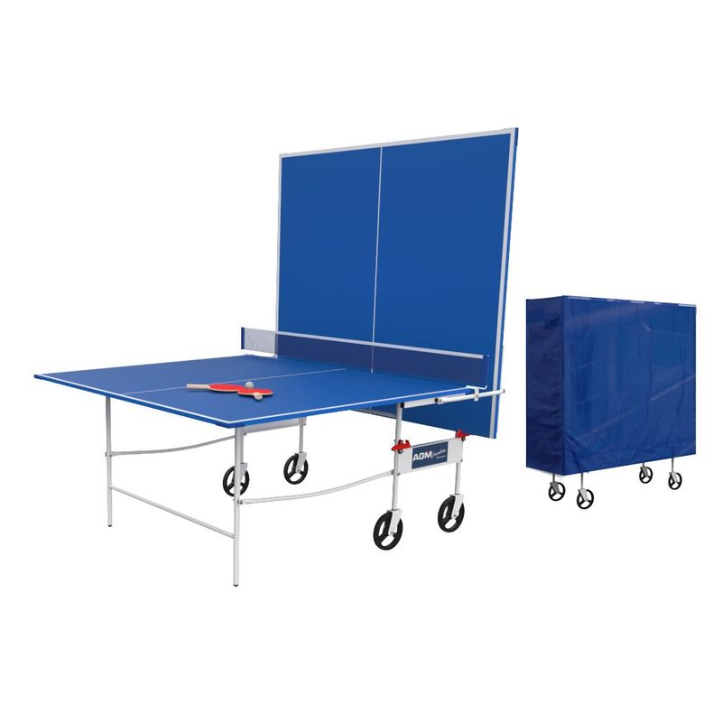 GENERICO - Mesa ping pong frontón plus con paletas pelotas ping pong