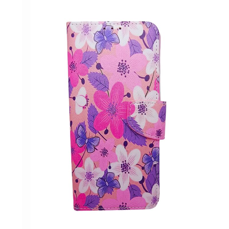 GENERICO - FLIPCOVER PARA  SAMSUNG S23 FE /  FUNDA CON TAPA  TOP FLOR LILA