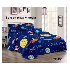 GENERICO - Hermoso Cubre Cama Plaza Y Media De Verano