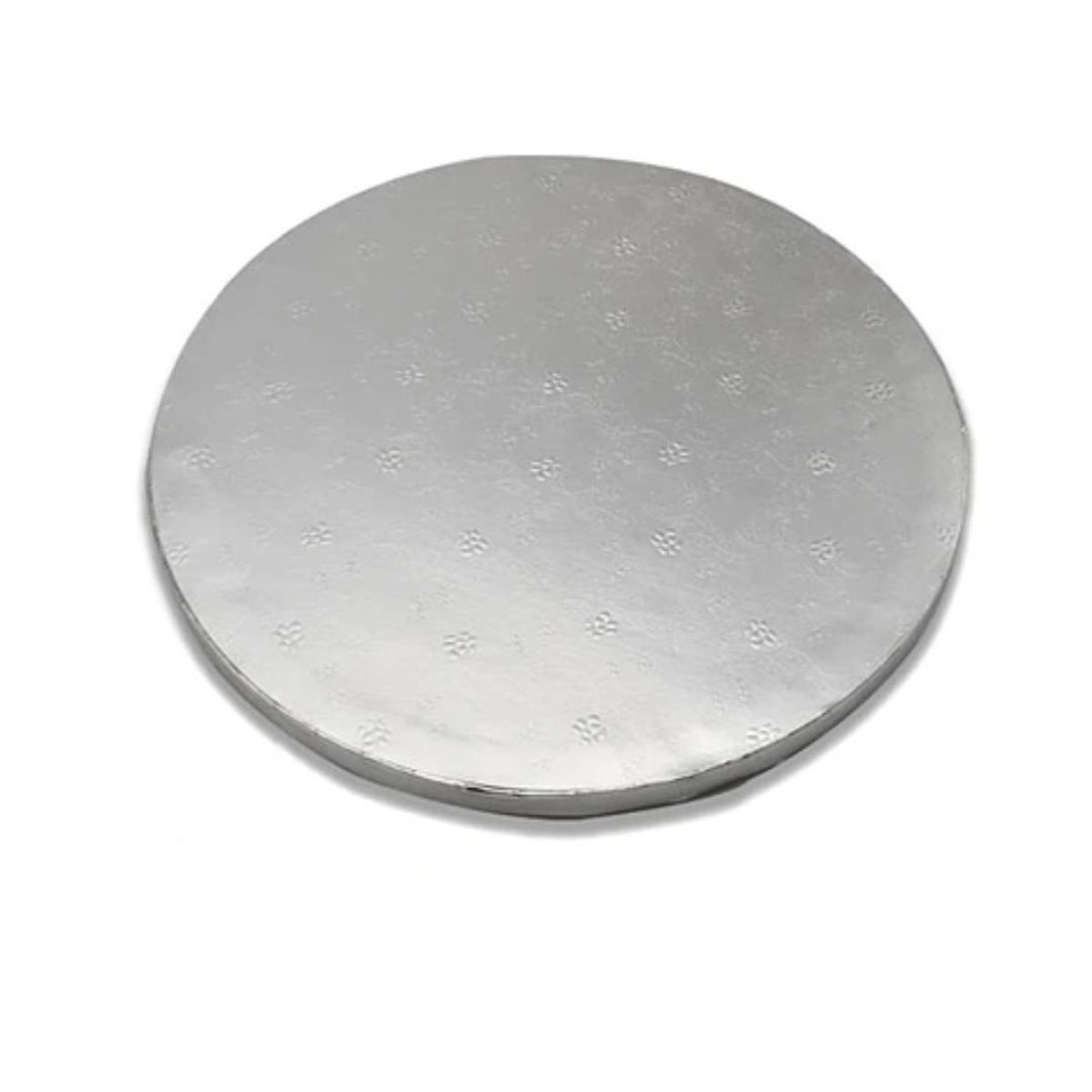GENERICO - Base Para Torta Redonda Plateada 35cm