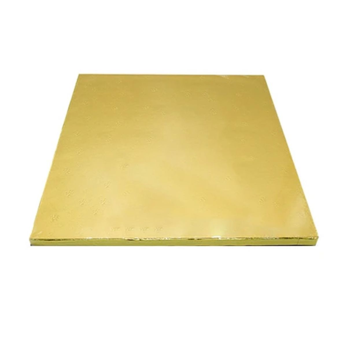 GENERICO - Base Para Torta Cuadrada Dorado 30Cm 12mm
