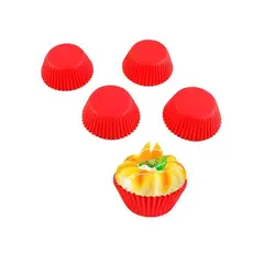 GENERICO - Capacillos Color Rojo 100Pcs 5Cm