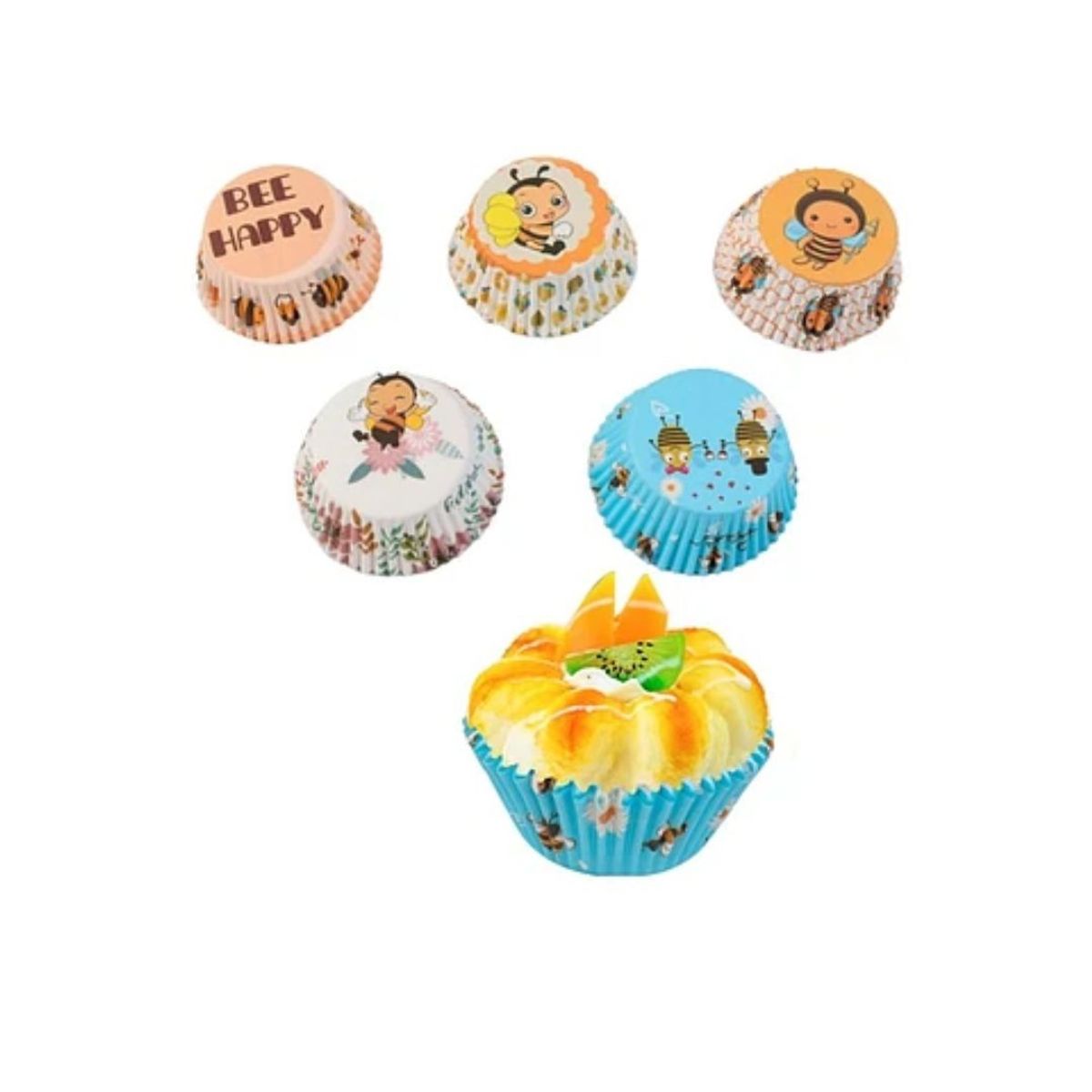 GENERICO - Capacillos Abejas 120Pcs 11Cm