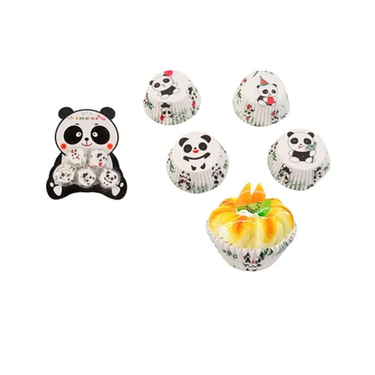 GENERICO - Capacillos Oso Panda 120pcs 11cm