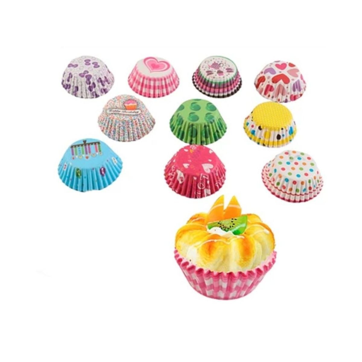 GENERICO - Capacillos Diseños Surtidos 100 Pcs