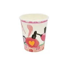 GENERICO - Vasos De Cartón Temática Maquillaje 6pcs