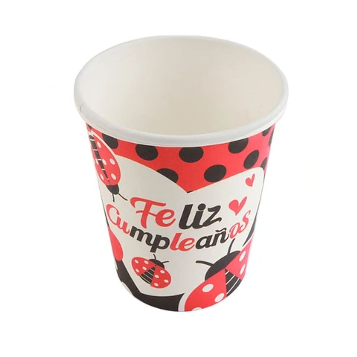 GENERICO - Vasos Chinita Feliz Cumpleaños 6pcs 300ml