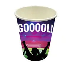 GENERICO - Vasos De Futbol 250ml 6pcs