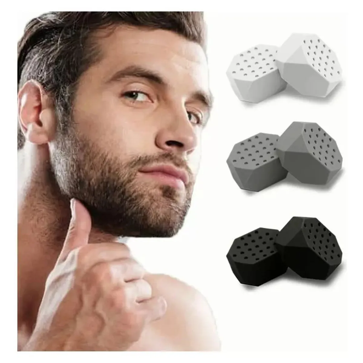 6 Piezas Ejercitador De Mandíbula Y Ejercitador Facial, marca KUANGYE - Foto Principal