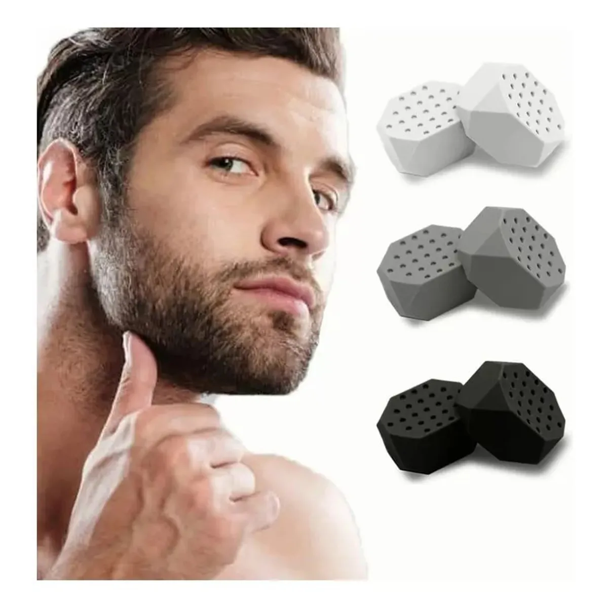 6 Piezas Ejercitador De Mandíbula Y Ejercitador Facial, marca KUANGYE - Foto Principal