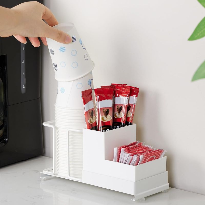 YOMYM - Caja multifuncional para guardar bolsitas de café y té 200×90×105mm