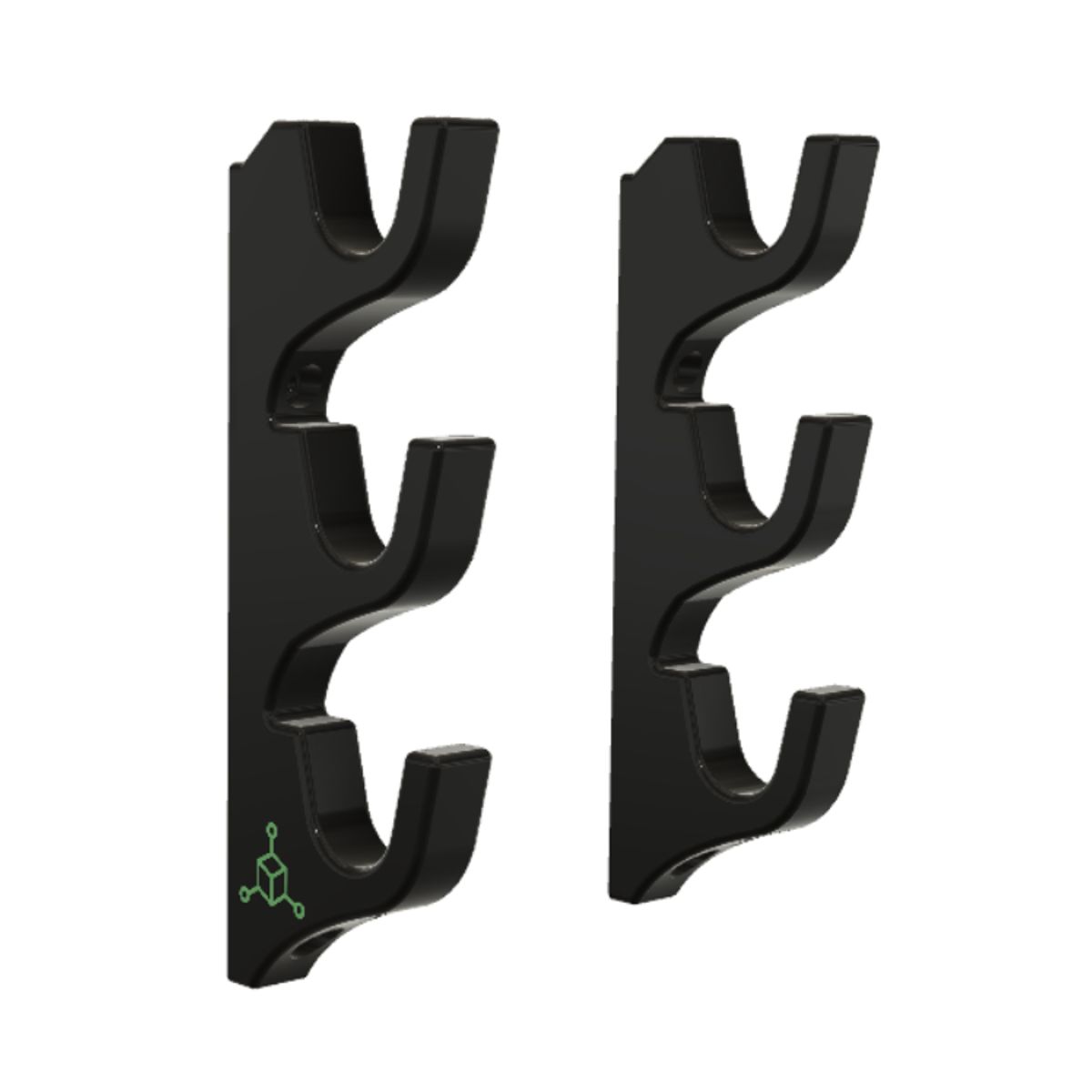 GENERICO - Soporte De Muro Para 3 Katanas, Espadas Samurai - Par