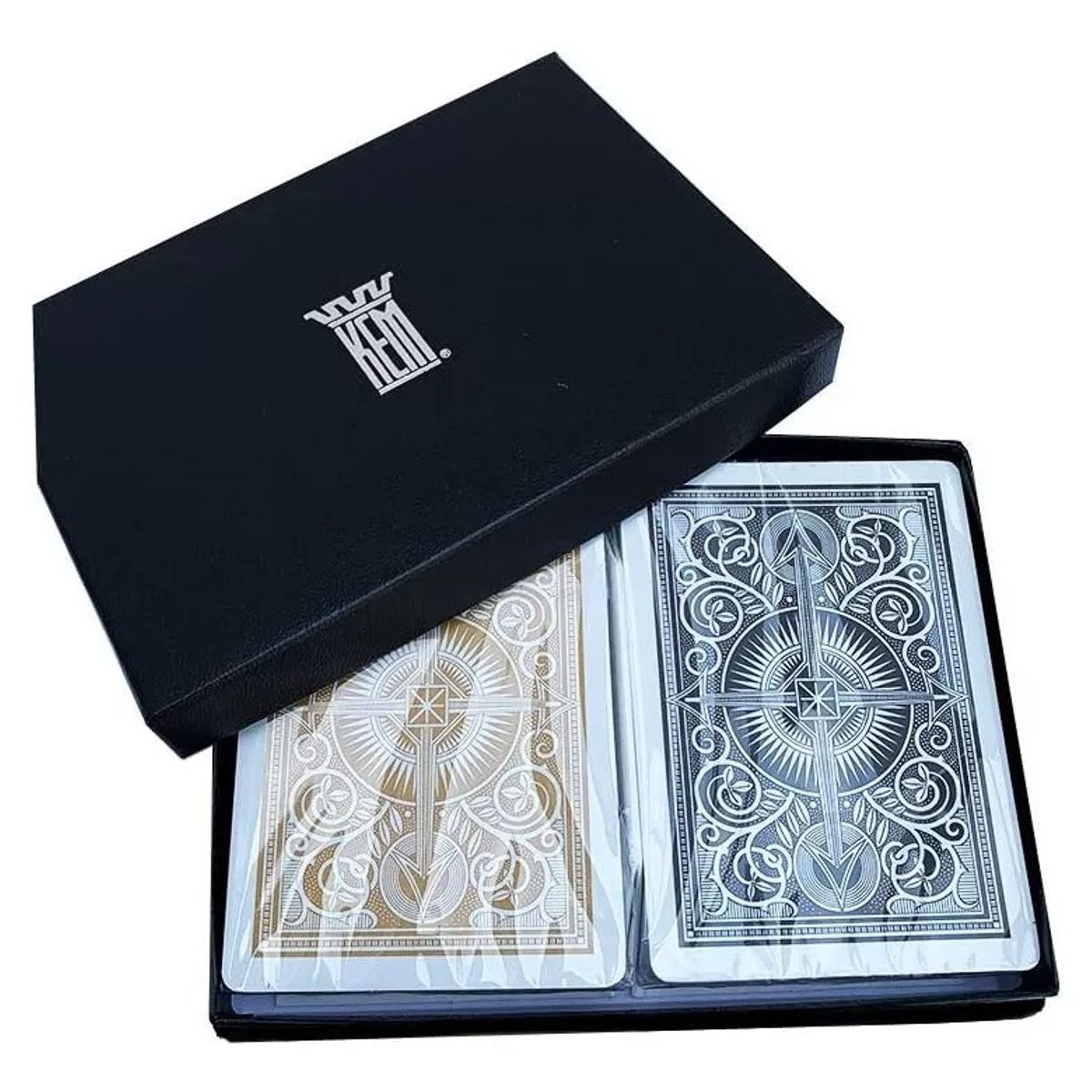 KEM - Kem Original U.S.A. 2 Mazos Naipe Ingles Poker Arrow Jumbo