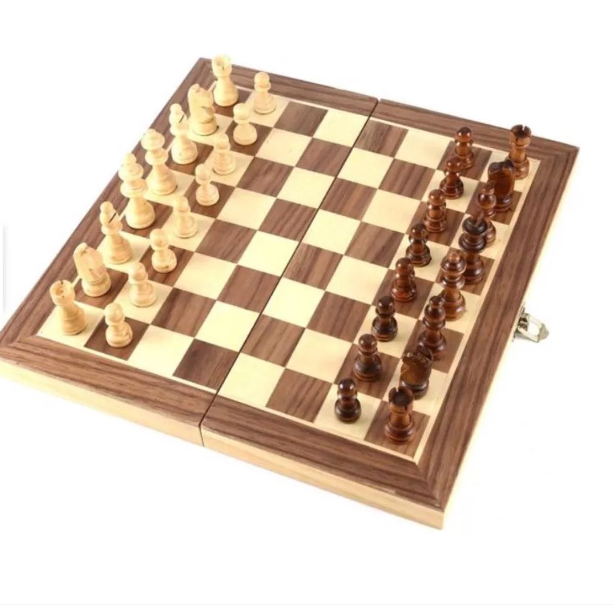 GENERICO - Ajedrez Madera Gran Calidad 45x45 Cm Excelente Ajedrez