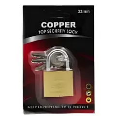 OEM - CANDADO DE SEGURIDAD 32MM COPPER