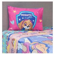 Juego De Sabanas 1.5 Plaza Infantil Disney Marvel paw patrol sky niña