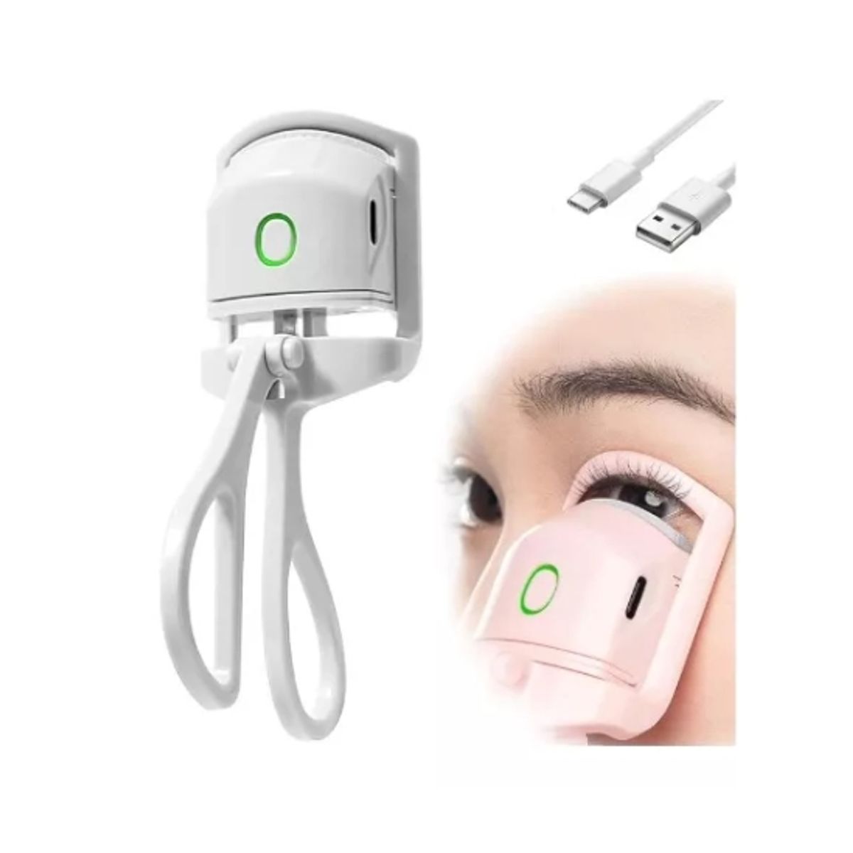 GENERICO - Rizador De Pestañas Encrespador Térmico Ondulador Pestañas