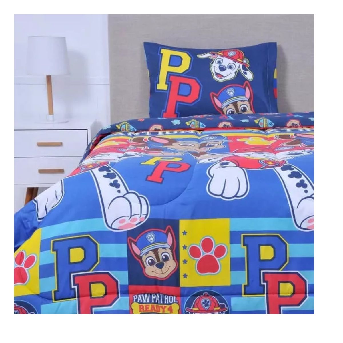 MASHINI - Plumón Infantil Disney Marvel Apto 1 PL Y 1.5 PL  Paw patrol niño action