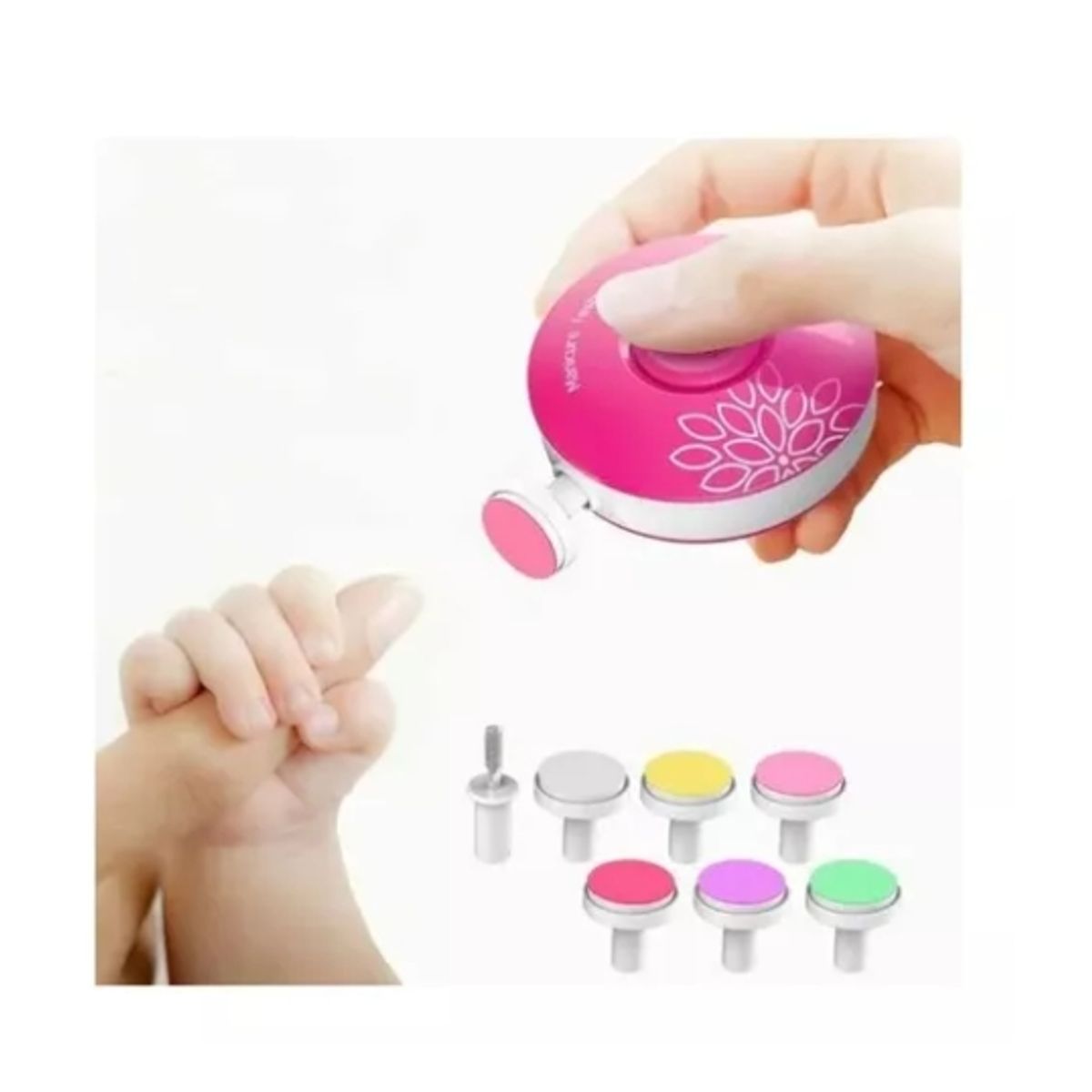 GENERICO - Corta Uñas Lima Eléctrica Para Bebes Niños Y Adultos