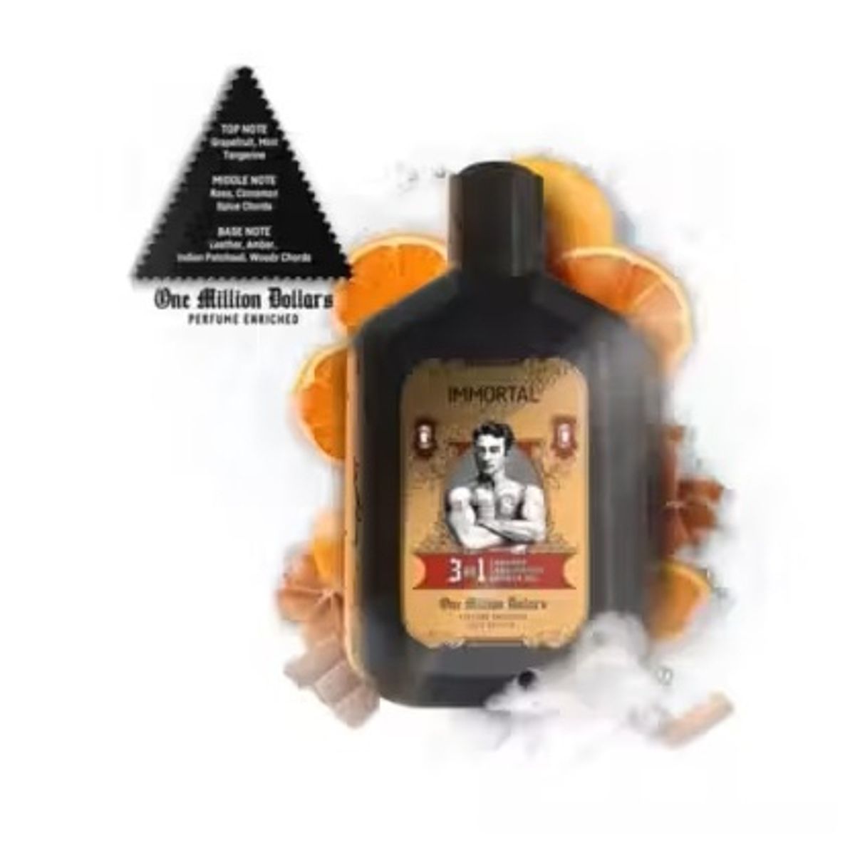 GENERICO - Shampoo Immortal 3 en 1 One Million 500ml