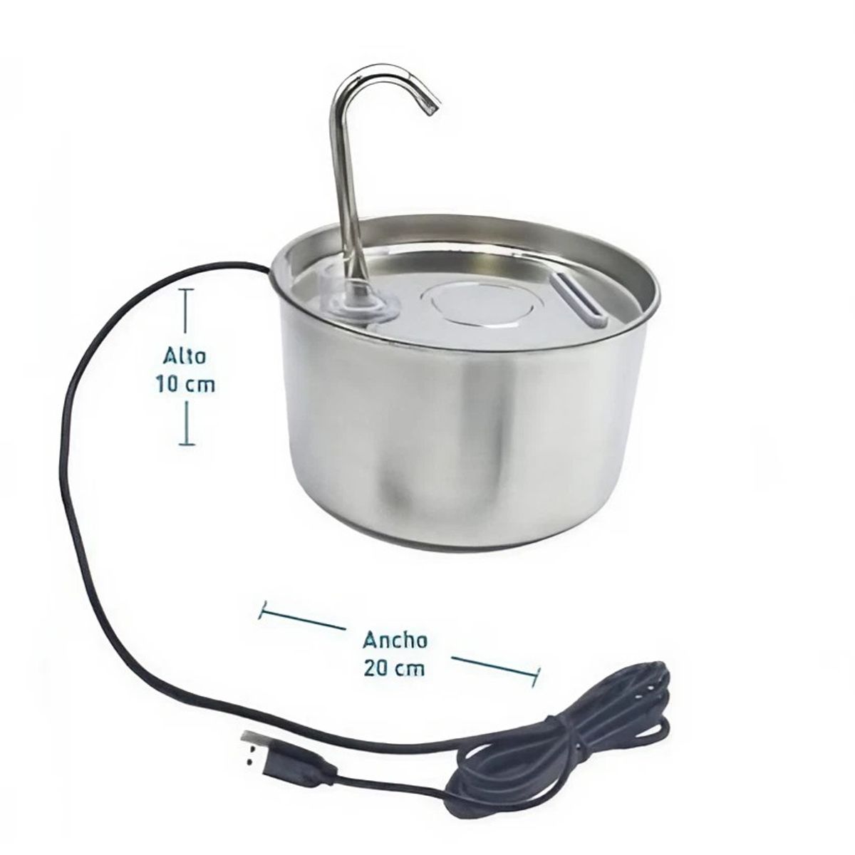 GENERICO - Bebedero Dispensador De Agua Para Mascota 2l