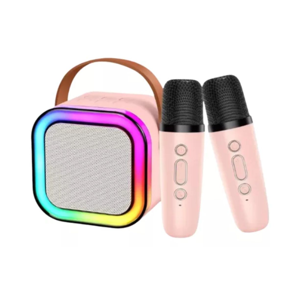 GENERICO - Altavoz Bluetooth Inalámbrico Con Micrófono Para Niños ROSA