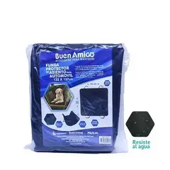 GENERICO - Funda Forro Cubre Asiento Mascotas Auto 132x137