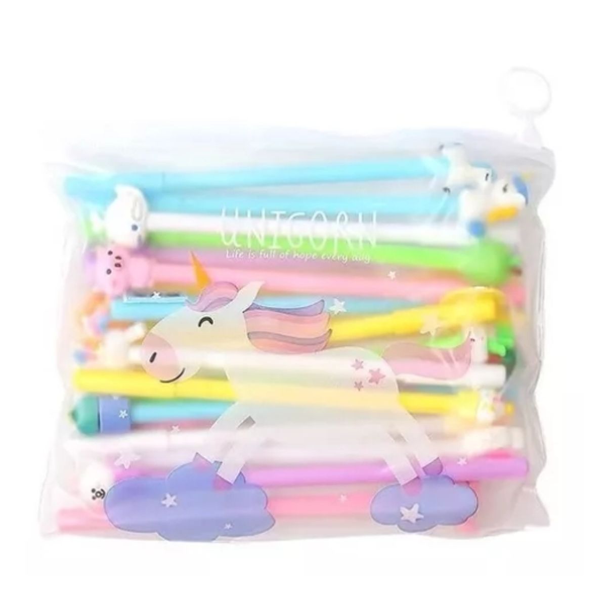 GENERICO - Set 20 Lápices Con Diferentes Diseño En Estuche