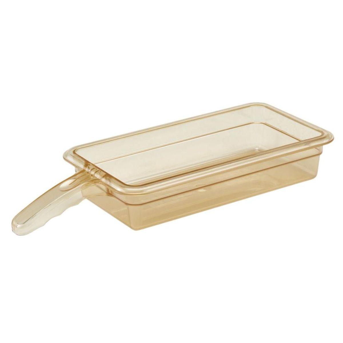 CAMBRO - RECIPIENTE ALTA TEMPERATURA 1/3 CON ASA COLOR AMBAR IMAHE