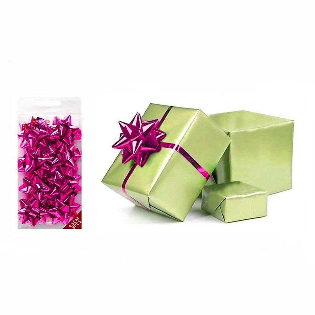 GENERICO - Lazo De Regalo Fucsia 45mm 8pcs