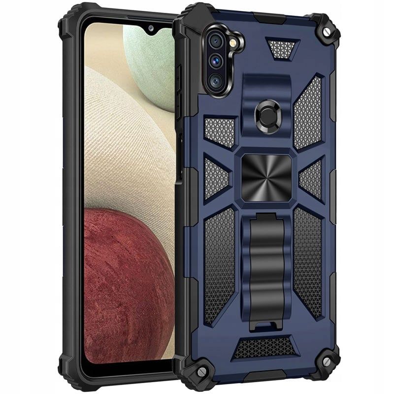 GENERICO - Carcasa para Samsung A11 Antigolpe Reforzada Color Azul