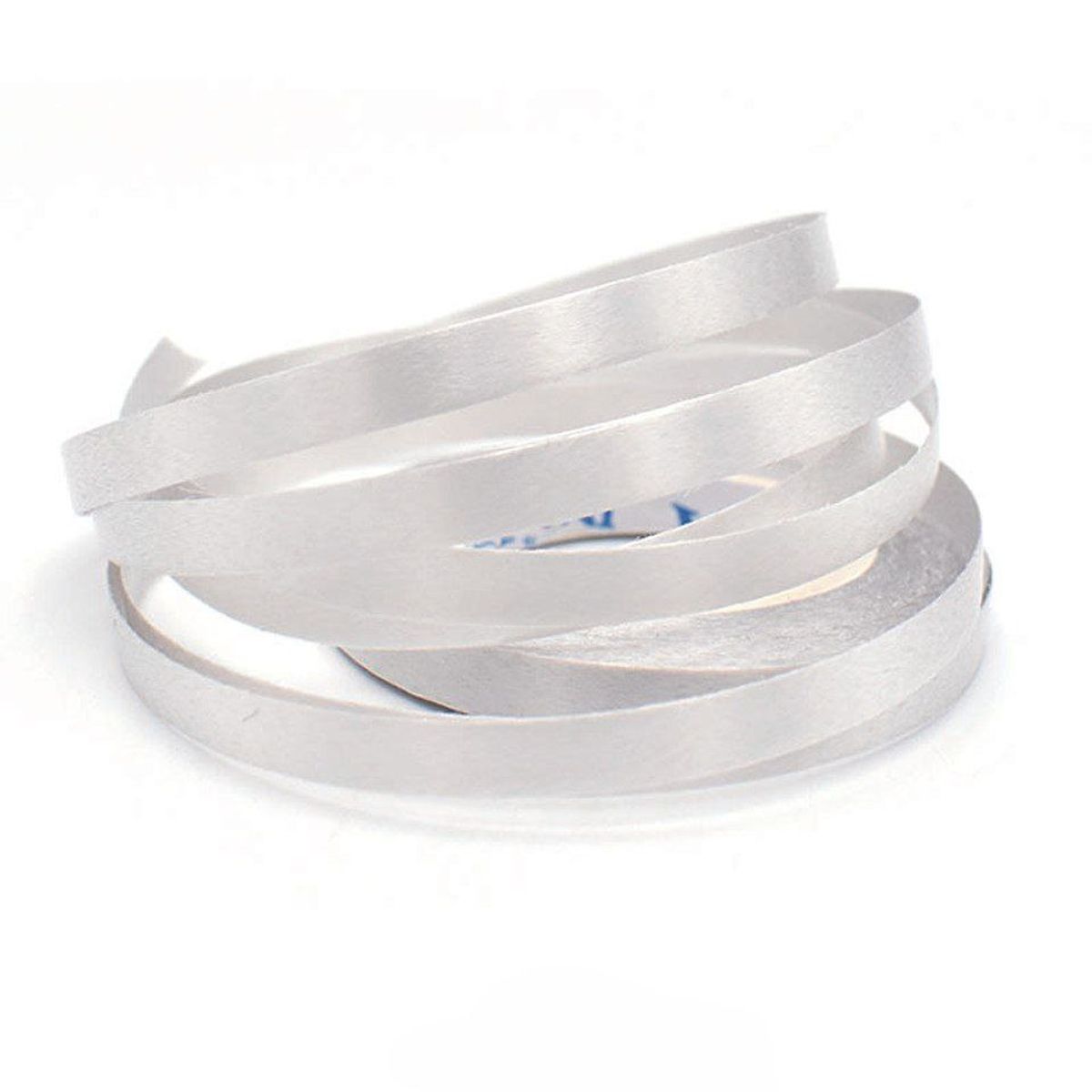 GENERICO - Cinta Lisa Plata De 5Mm X 10M 6Pcs