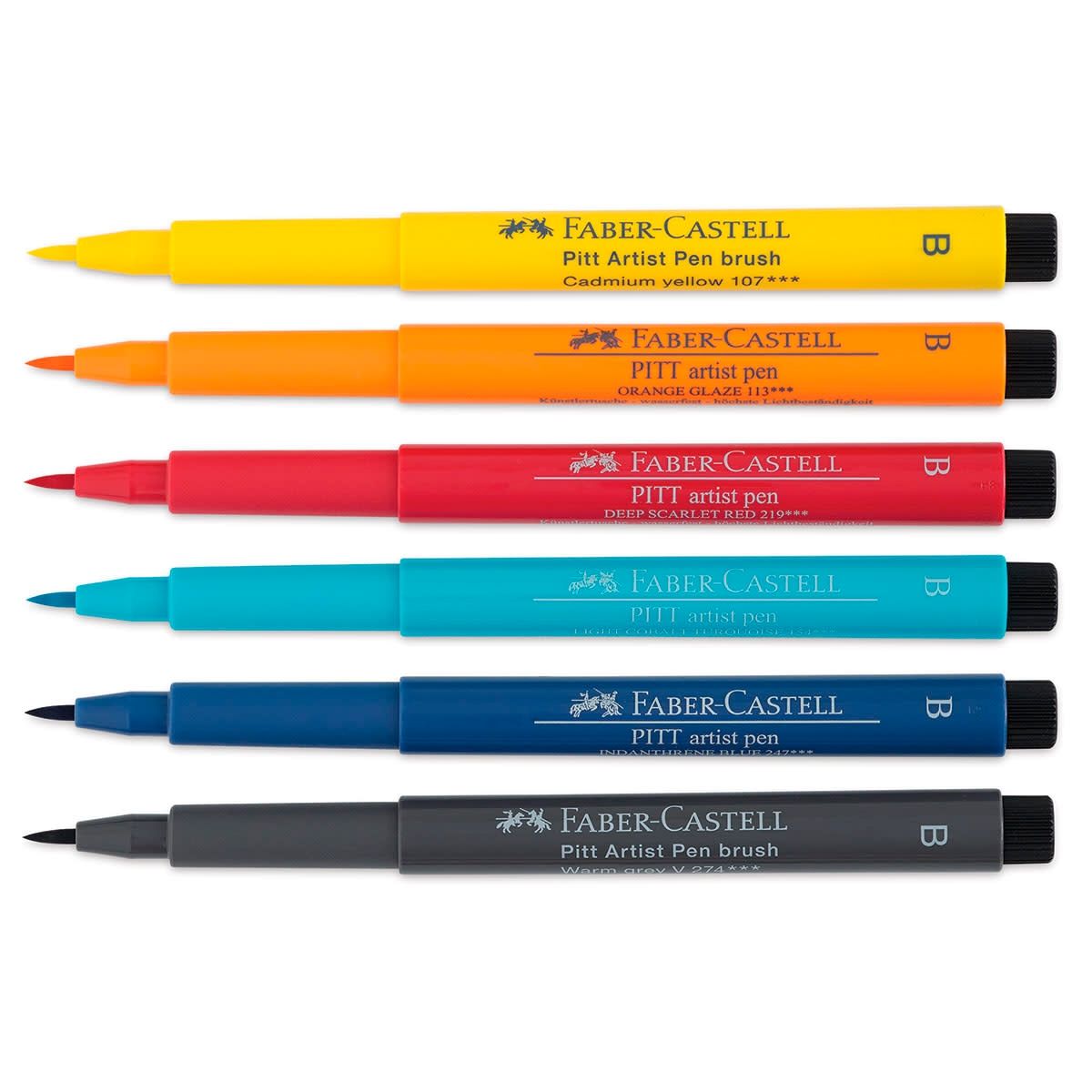 FABER-CASTELL - Faber-Castell Pitt Artist Pen  Set 6 Marcadores Manga Shonen
