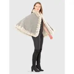 BOUS - Capa Abrigo Jaspeado Italiano Beige