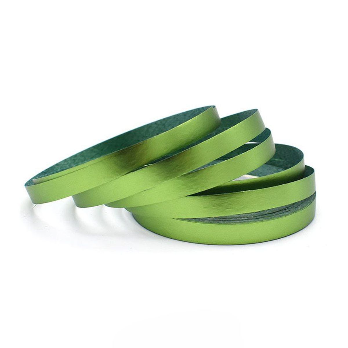 GENERICO - Cinta Metalizada Verde Mate De 5mm x 10m 6pcs