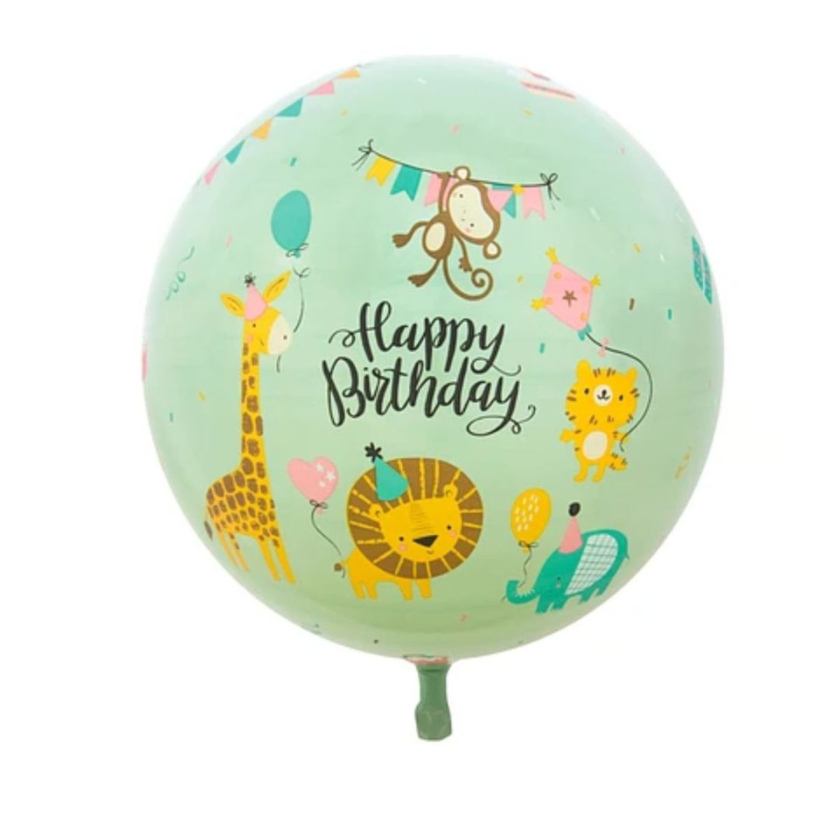 GENERICO - Globo Burbuja Jirafa Happy Birthday 80cm