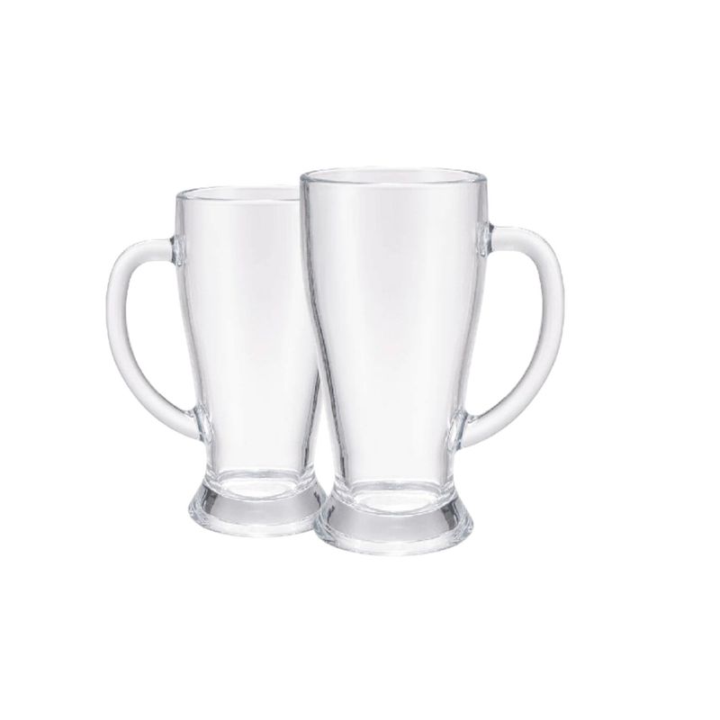ALLEGRA - Pack 2 Vasos Cerveceros Modelo Babaria De 600M Shop Trago