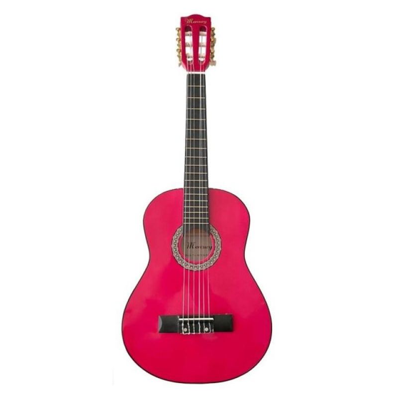 MERCURY - Guitarra Acustica Roja con Funda para Niño Mercury MCG 30