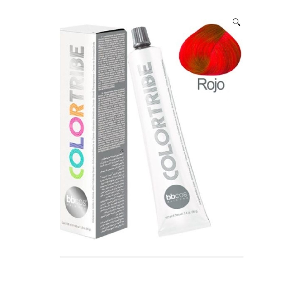 BBCOS - TINTURA FANTASÍA Rojo COLORTRIBE BBCOS 100ML.-