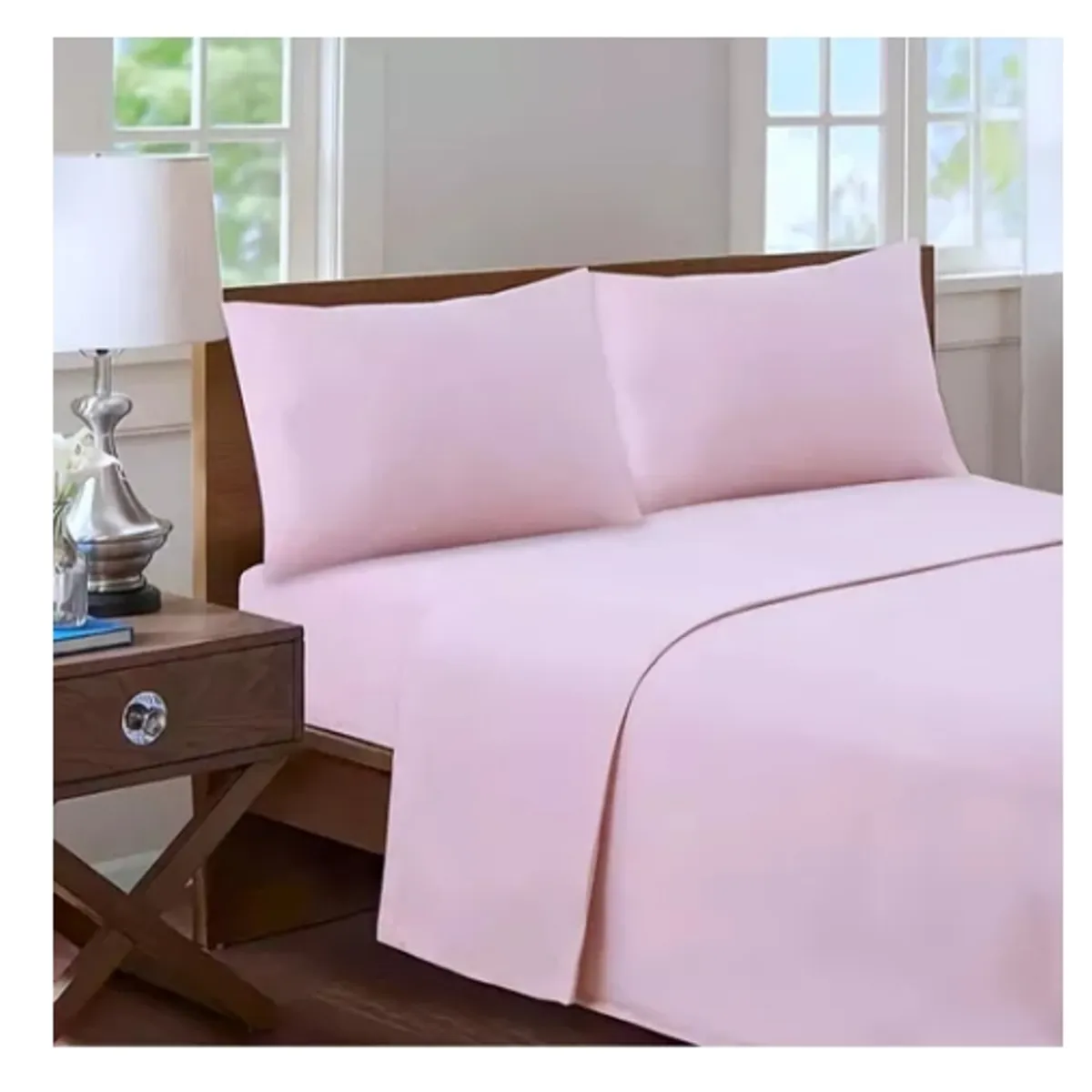 GENERICO - Juego De Sabanas Mas Funda 1.5 Plazas 144 Hilos Microfibra